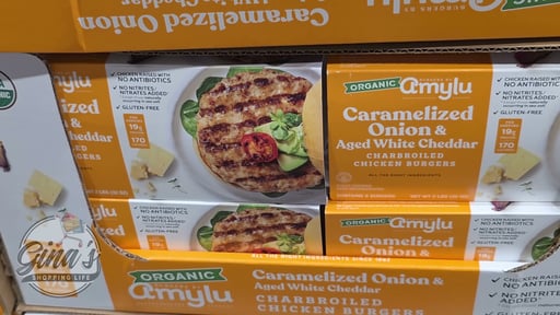 Amylu Organic Chicken White Cheddar Burger