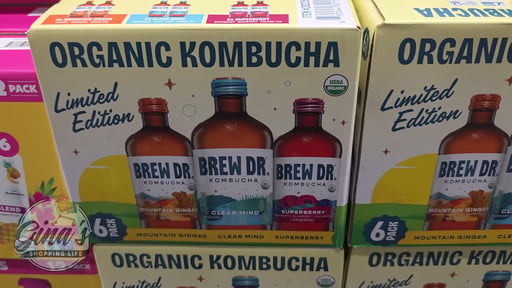 Brew Dr. Organic Kombucha Variety Pack 6-Pack