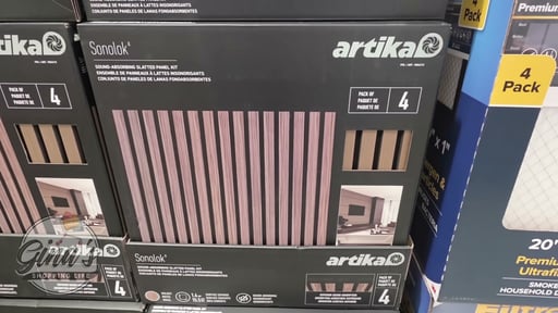 Artika Sonolok Acoustic Wood Wall Panels 4-Pack