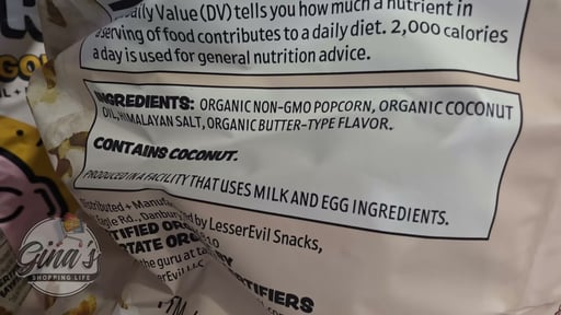 Lesser Evil Organic Himalayan Gold Popcorn