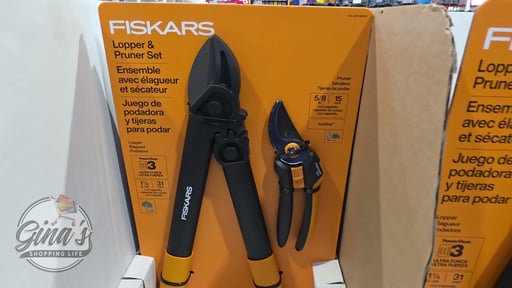 Fiskars 2PC Lopper & Pruner Set