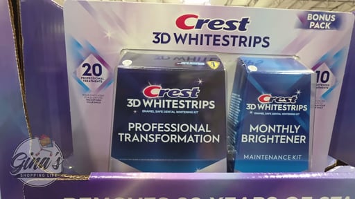 Crest 3D Whitestrips Bonus Pack 30-Strips