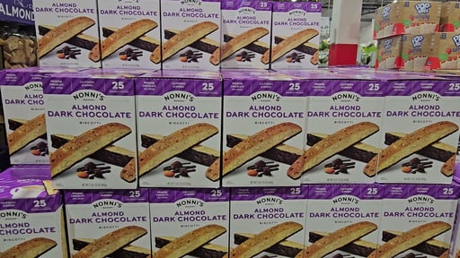 Nonni's Almond Dark Chocolate Biscotti 25 CT
