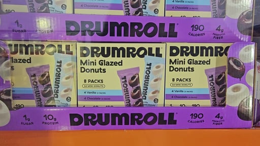 Drumroll 10g Protein Donuts 8ct (1.3 lbs)