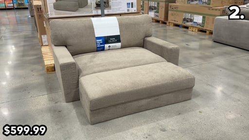 Thomasville Gilroy Oversized Chair with Storage Ottoman
