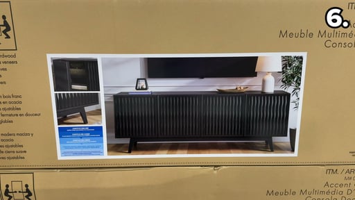 Vision Home Acacia Kitchen Countertop 72"