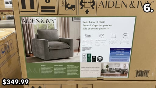 Sereen Fabric Swivel Accent Chair