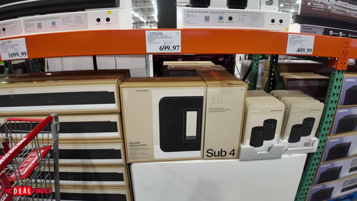 Sonos Sub (Gen 4) Wireless Subwoofer Black