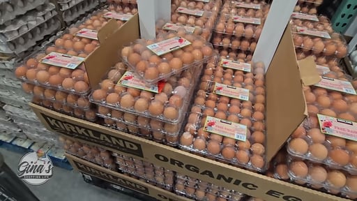 Kirkland Signature Organic Free Range USDA Grade A Eggs, 2 Dozen