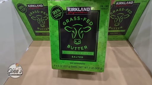 Kirkland Signature Grass-Fed Butter 4 Pack, 8 Ounces Each