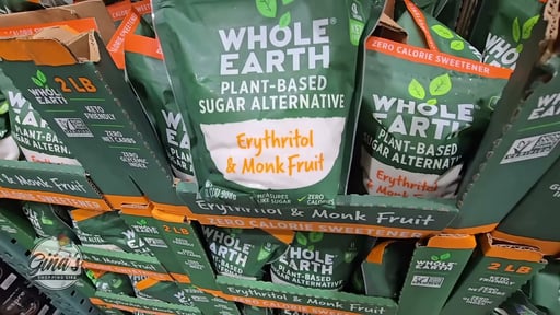 Whole Earth Erythritol w/ Monk Fruit Sweetener