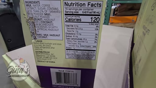 The Coffee Bean & Tea Leaf Hazelnut Latte 6.42 oz / 16 CT