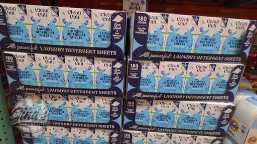 Clean Cult Laundry Detergent Sheets Fresh Linen 180 Loads