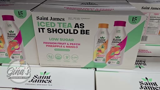 Saint James Organic Tea Passion Fruit Peach & Pineapple Mango 15/16oz