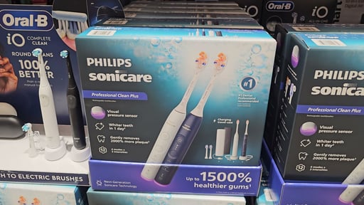 Philips Sonicare Professional Clean Plus Rechargeable Electric Toothbrush, 2-Pack