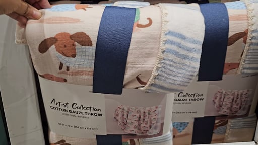 Artist Collection Cotton Gauze Throw 60" x 70"