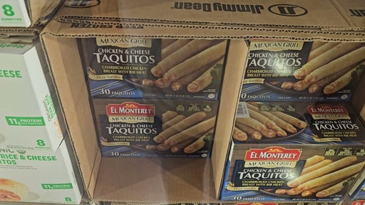 El Monterey Chicken Taquitos 30 ct (3.19 lbs)
