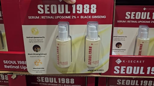 Seoul 1988 Retinal Liposome 2% + Black Ginseng Serum 2pk