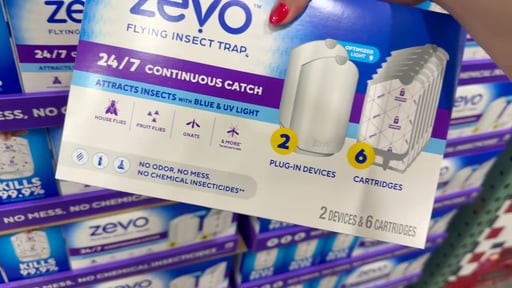 Zevo Flying Insect Trap 2 Devices / 6 Refills