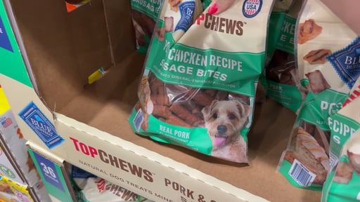 Top Chews Pork & Chicken Sausage Bites