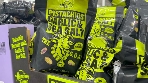 Hampton Farms Garlic Salt Pistachios