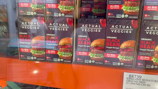 Actual Veggies Organic Black Bean Veggie Burger