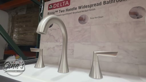Delta Rinna Widespread Bath Faucet - Brushed Nickel