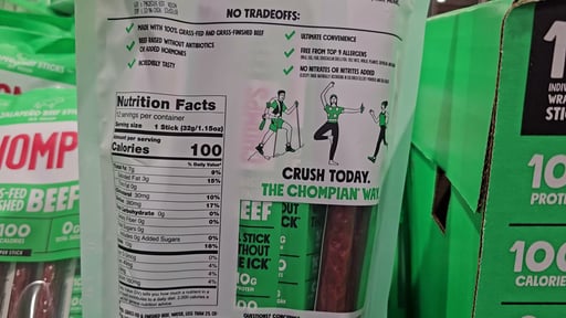 Chomps Jalape!o Beef Sticks 12 count