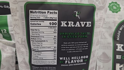 Krave Beef Chimichurri Sticks 12 count