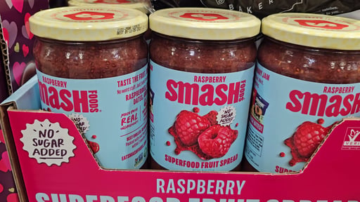 Smash Foods Raspberry Spread 26 Ounce Jar