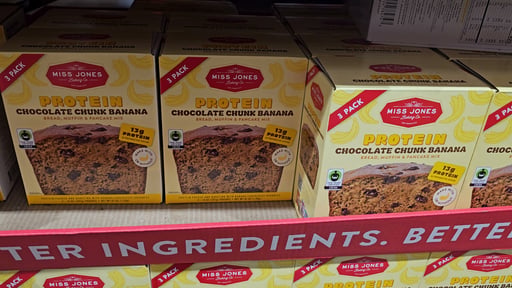 Miss Jones Banana Protein Bread Mix, 3/14 oz