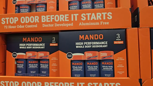 Mando Whole Body Deodorant 3 / 2.6oz (7.8oz Total)