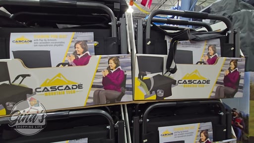 Cascade Mountain Tech Stadium Seat Pro with Arms