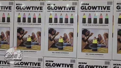 ION Audio Glowtive Bluetooth Lantern Speaker with Multi-Sync