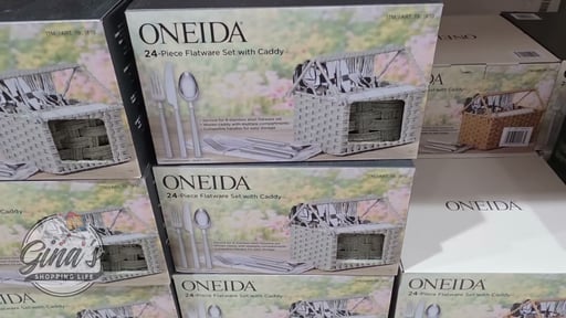 Oneida 24-Piece Flatware Set with Caddy