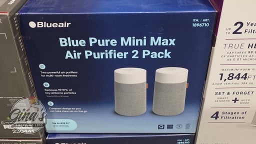 Blueair Mini Max Air Purifier, 2-Pack