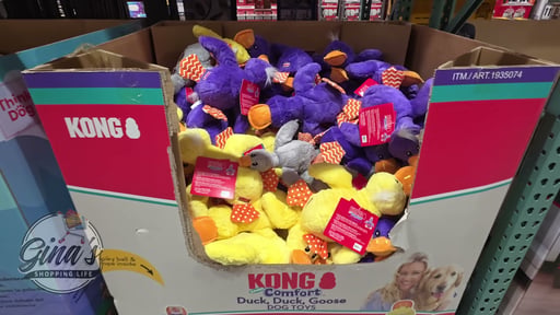 KONG Duck Duck Goose Plush Dog Toy