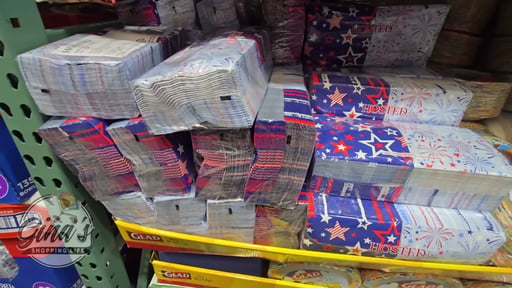 Hosted Americana Printed Napkins, 200 CT / 3 Ply