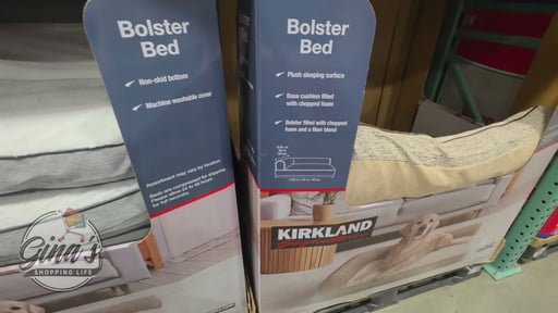 Kirkland Signature L-Shaped Bolster Pet Bed, 42" x 36"