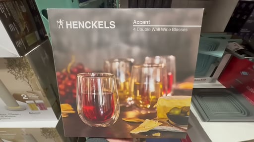 Henckels Wine Glasses Set of 4 (#1994173) - $12.97 (down from $24.99)