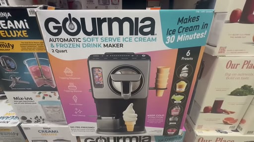 GOURMIA SOFT SERVE ICE CREAM MACHINE