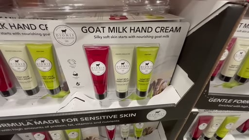 DIONIS GOAT MILK HAND CREAM THREE PACK