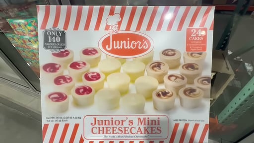 JUNIOR'S MINI CHEESECAKES 24 CT
