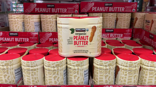 Kirkland Signature Organic Peanut Butter 2/28 oz