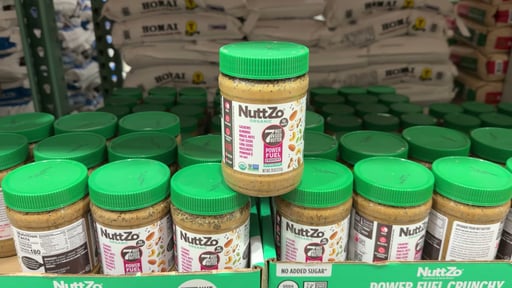 Organic NuttZo Seven Nut/Seed Butter Crunchy 26 oz