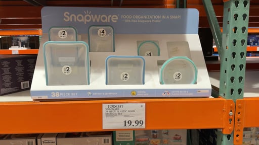Snapware 38-Piece Plastic Food Storage Set