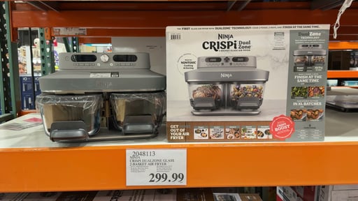 Ninja CRISPi DualZone Glass 2-Basket Air Fryer