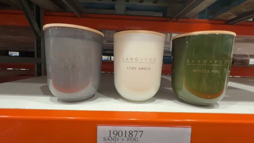 Sand + Fog 60 oz Round Candle with Wood Lid