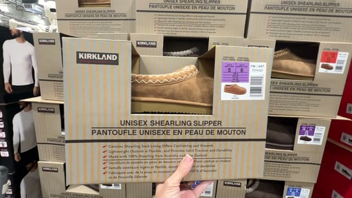 Kirkland Signature Unisex Shearling Slipper