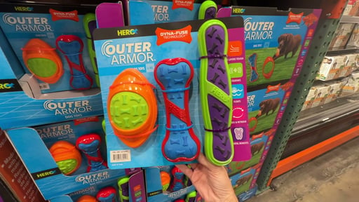 Hero Outer Armor Dog Toys, 3-Pack L/XL
